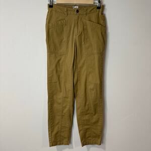 Pact Women's Boulevard Brushed Twill Straight Leg Pant Organic Cotton XS Fennel